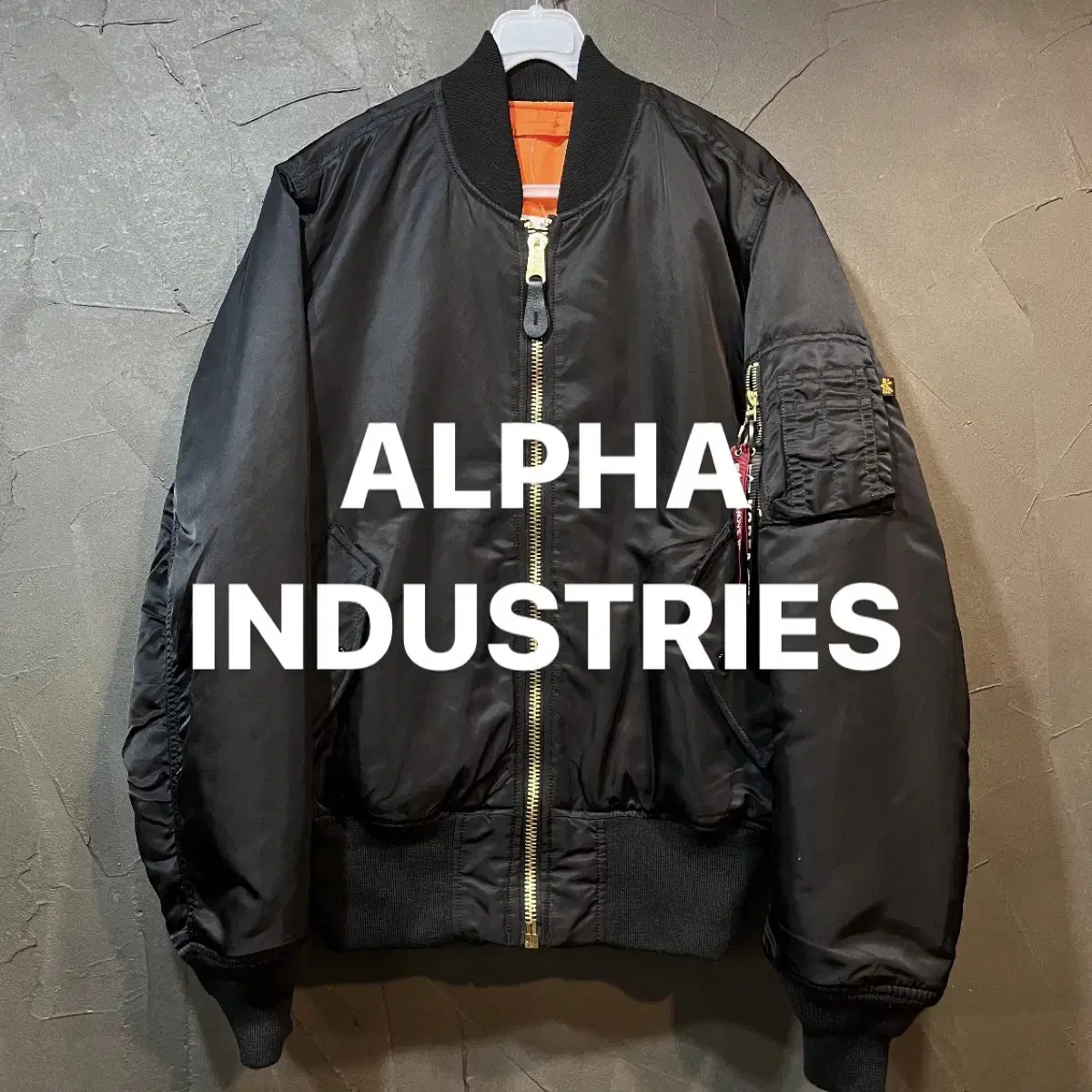 [S] ALPHA INDUSTRIES 알파인더스트리 MA-1 항공 점퍼